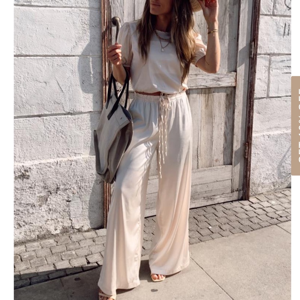 12th Tribe Riesling Satin Lounge Pants